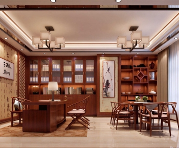 New Chinese Style Manager's Office-ID:442321065