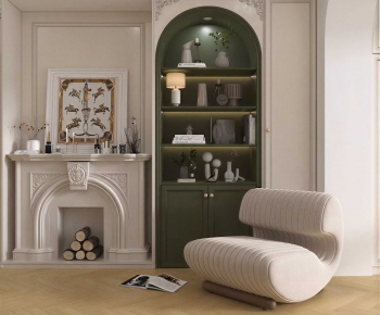 Modern A Living Room-ID:663491011
