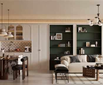 French Style A Living Room-ID:817653896