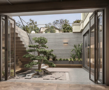 Modern Courtyard/landscape-ID:884708881