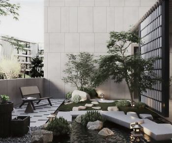 New Chinese Style Courtyard/landscape-ID:186151032