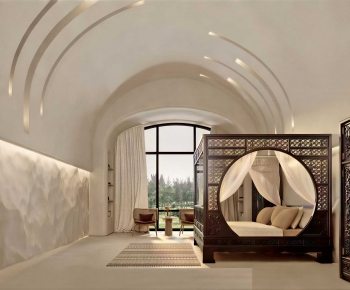 New Chinese Style Bedroom-ID:756790627