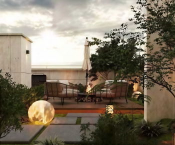 Modern Courtyard/landscape-ID:234838969