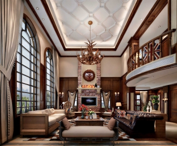 American Style A Living Room-ID:130372055