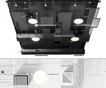 Modern Suspended Ceiling-ID:820394991