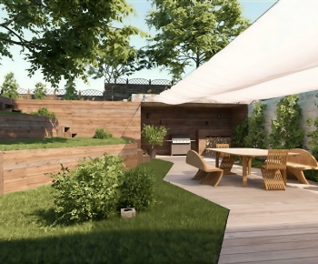 Modern Courtyard/landscape-ID:591233027