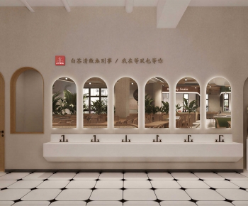 Modern Public Toilet-ID:885590089