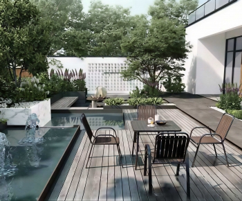 Modern Courtyard/landscape-ID:583285095