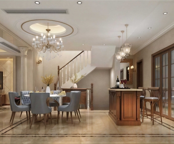 American Style Dining Room-ID:712376129