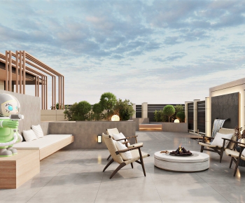 Modern Courtyard/landscape-ID:840080987