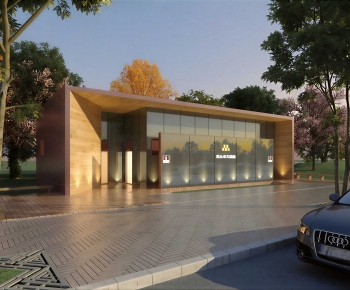 Modern Public Building-ID:374598985