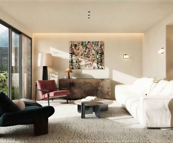 Modern A Living Room-ID:371099957