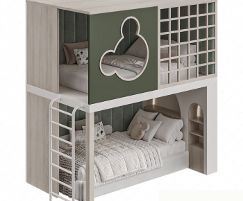 Modern Bunk Bed-ID:325145013