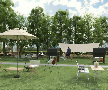 Modern Park Landscape-ID:468449653