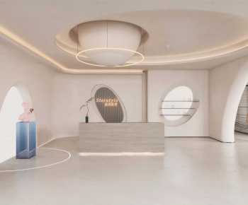 Modern Office Reception Desk-ID:556185968