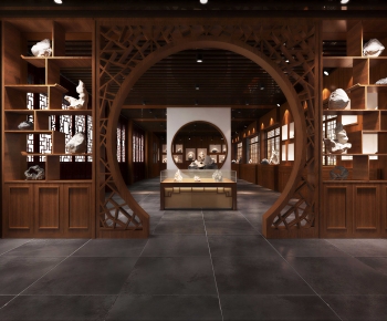 Chinese Style Exhibition Hall-ID:240837103