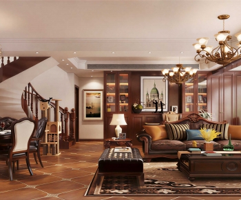 European Style A Living Room-ID:420320997