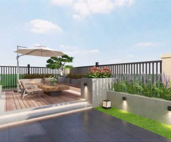Modern Courtyard/landscape-ID:643730263