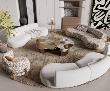 Modern Curved Sofa-ID:299668071