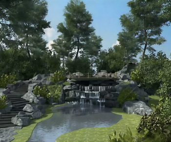 Modern Park Landscape-ID:106220239