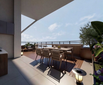 Modern Balcony-ID:265083075