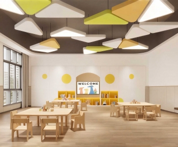 Modern Kindergarten Classrooms-ID:669713975