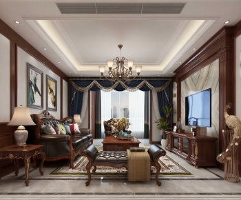European Style A Living Room-ID:935441974