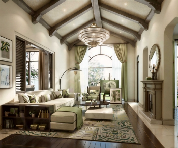 American Style A Living Room-ID:484191895