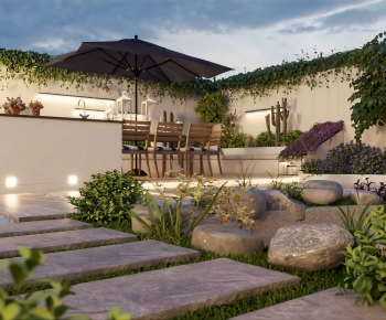 Modern Courtyard/landscape-ID:717916017