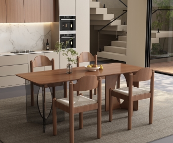 Modern Dining Table And Chairs-ID:863734018