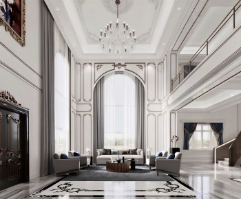 European Style A Living Room-ID:502976891