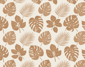 ModernAnimal And Plant Pattern Wallpaper