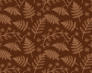 ModernAnimal And Plant Pattern Wallpaper