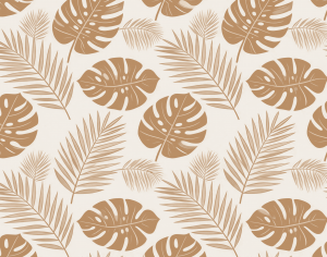 ModernAnimal And Plant Pattern Wallpaper
