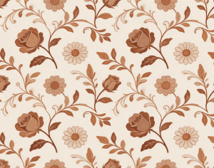 ModernAnimal And Plant Pattern Wallpaper