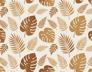 ModernAnimal And Plant Pattern Wallpaper