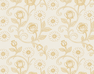 ModernAnimal And Plant Pattern Wallpaper