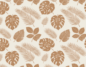 ModernAnimal And Plant Pattern Wallpaper