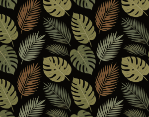 ModernAnimal And Plant Pattern Wallpaper