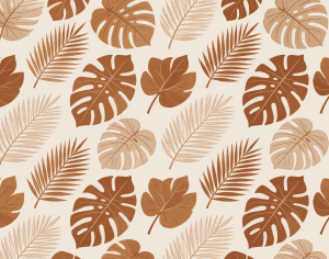 ModernAnimal And Plant Pattern Wallpaper