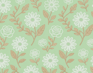 ModernAnimal And Plant Pattern Wallpaper