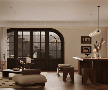 Modern A Living Room-ID:742349672