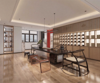New Chinese Style Tea House-ID:393919963