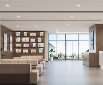 Modern Office Reception Desk-ID:794888976