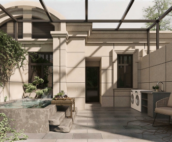 Modern Courtyard/landscape-ID:491158962