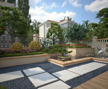 Modern Courtyard/landscape-ID:234316111