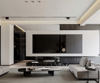 Modern A Living Room-ID:264760028