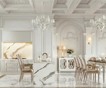 European Style Dining Room-ID:672070983