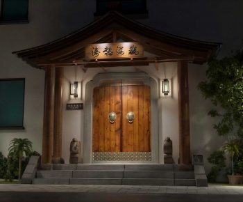 Chinese Style Facade Element-ID:136605983