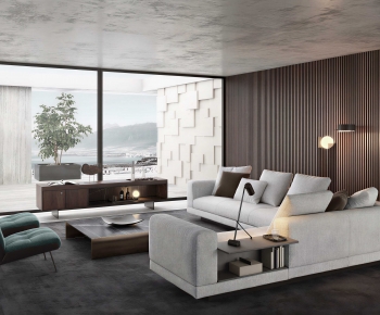 Modern A Living Room-ID:648096089